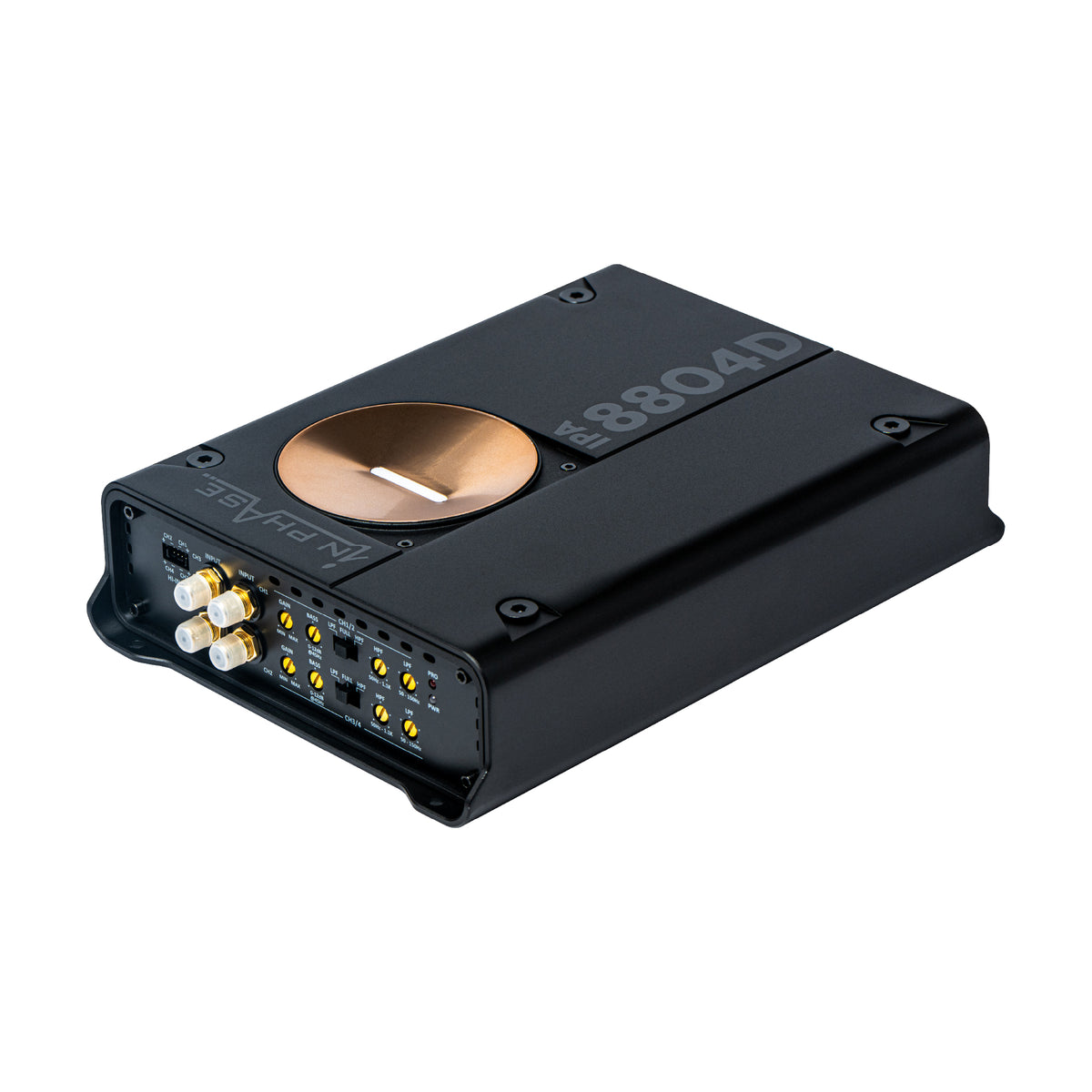 IN PHASE IPA8804D – 600W RMS 2Ω 4-CHANNEL CLASS D AMPLIFIER