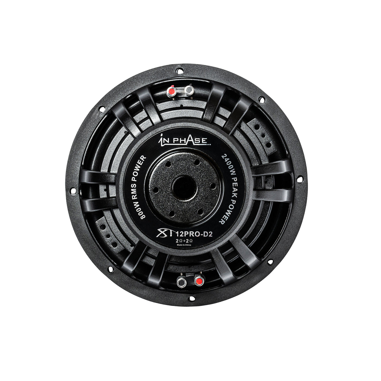 In Phase XT-12PRO Kevlar Cone 2Ω Dual Voice Coil 1400W Peak Power Subwoofer