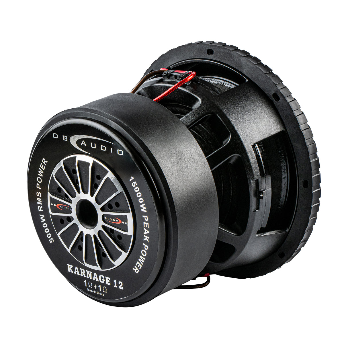 DB Audio KARNAGE 15000W 12" Dual 1Ω Voice Coil SPL SINGLE Subwoofer